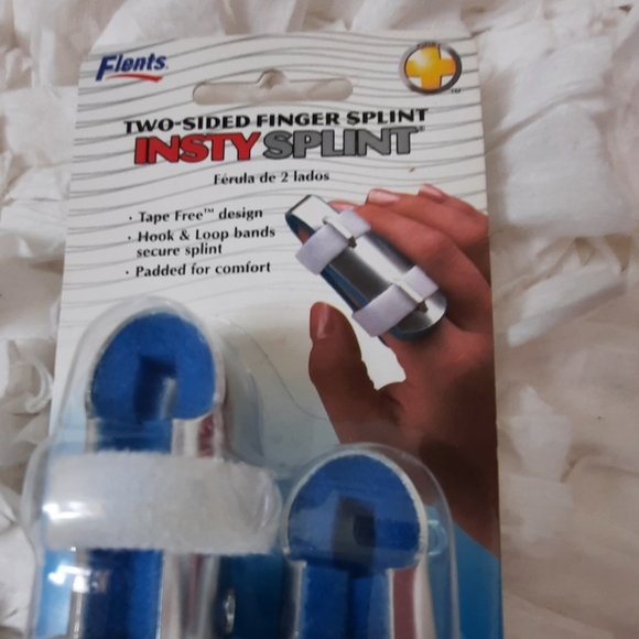 4 /$20 Flents Insty Splint Two Sided Finger Splints Pack NWOT Injuries Tape Free - Picture 2 of 7